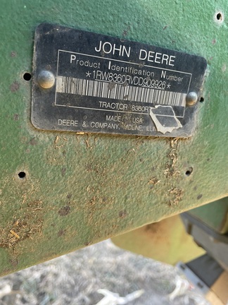 2013 John Deere 8360RT Tractor Rubber Track