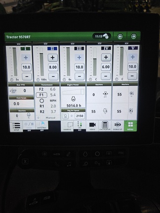 2015 John Deere 9570RT Tractor Rubber Track