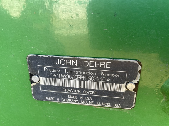 2015 John Deere 9570RT Tractor Rubber Track