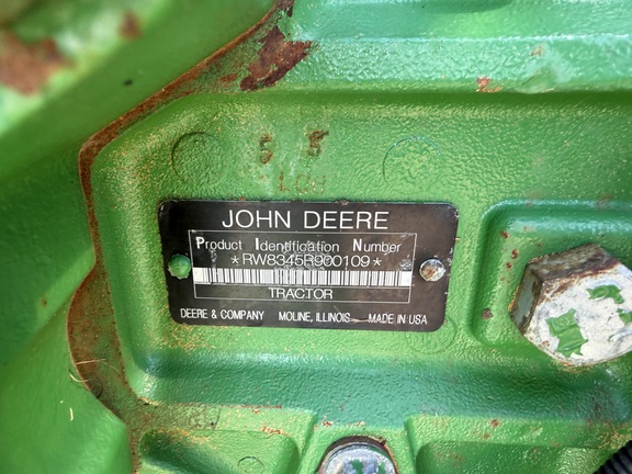 2010 John Deere 8345RT Tractor Rubber Track