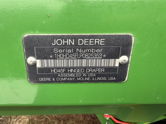 2023 John Deere HD45F Header Combine