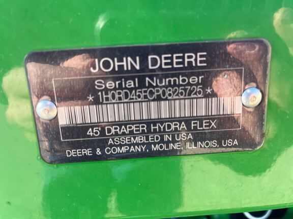 2023 John Deere RD45F Header Combine