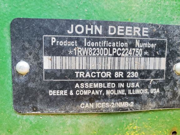 2023 John Deere 8R 230 Tractor