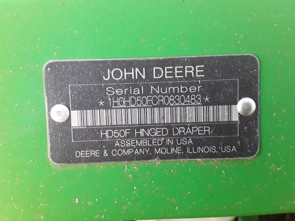 2024 John Deere HD50F Header Combine