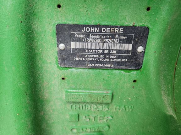 2024 John Deere 8R 230 Tractor