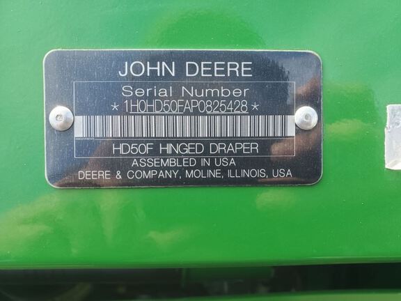 2023 John Deere HD50F Header Combine