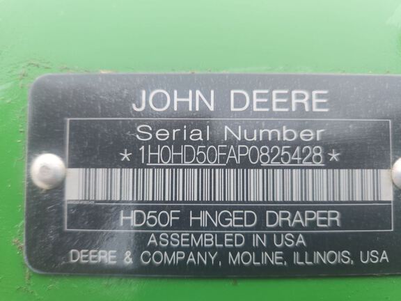 2023 John Deere HD50F Header Combine