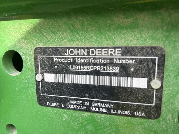 2023 John Deere 6R 155 Tractor