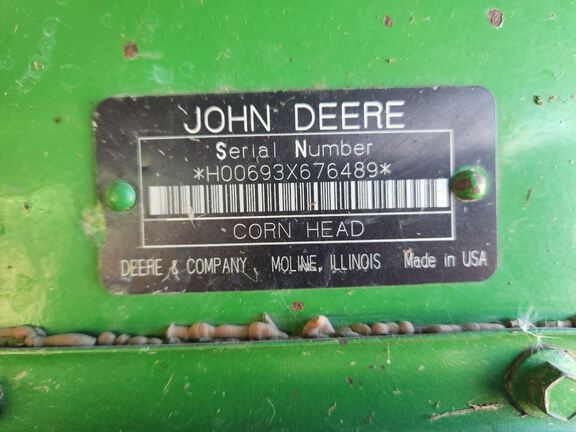 1998 John Deere 693 Header Corn Head