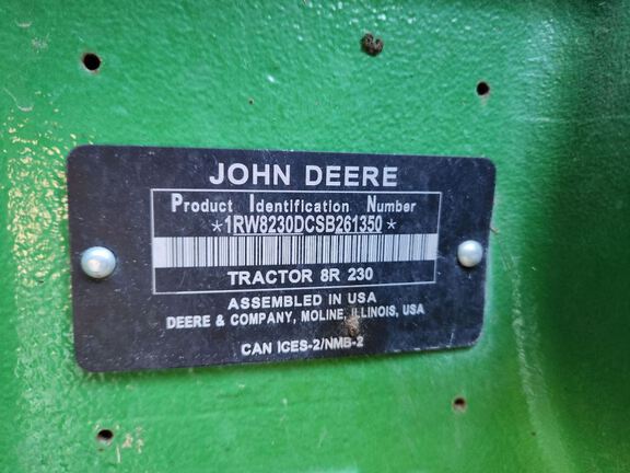 2025 John Deere 8R 230 Tractor