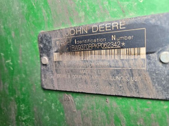 2019 John Deere 9370R Tractor 4WD