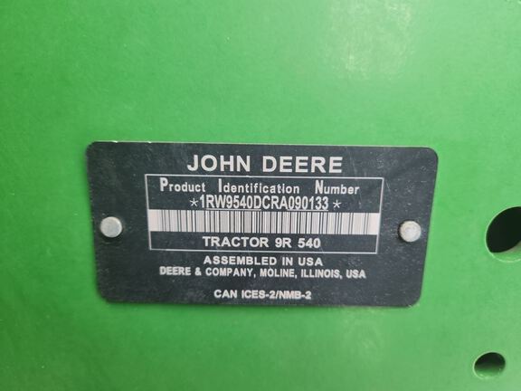 2025 John Deere 9R 540 Tractor 4WD