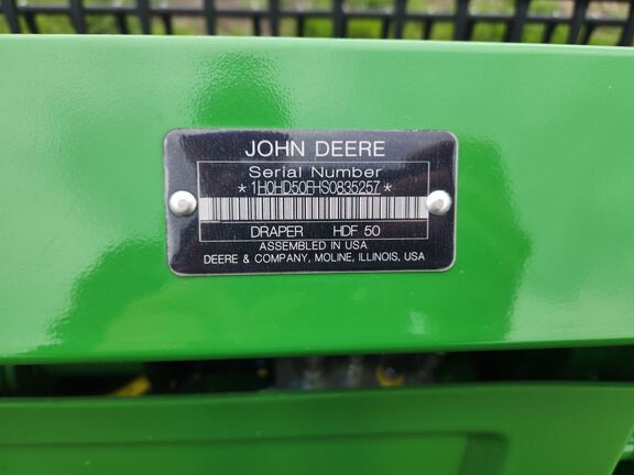 2025 John Deere HDF 50 Header Combine