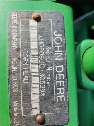 2009 John Deere 608C Header Corn Head