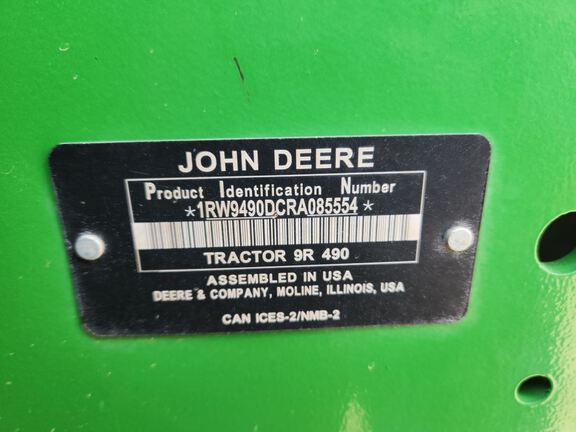2024 John Deere 9R 490 Tractor 4WD