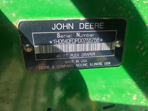 2013 John Deere 640FD Header Combine
