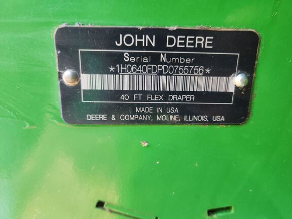 2013 John Deere 640FD Header Combine