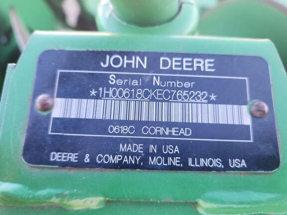 2014 John Deere 618C Header Corn Head