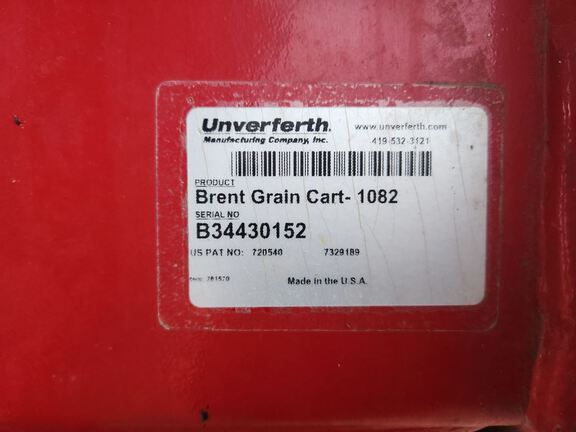 2015 Unverferth 1082 Grain Cart