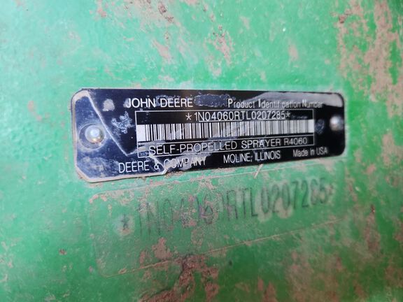 2020 John Deere R4060 Sprayer/High Clearance