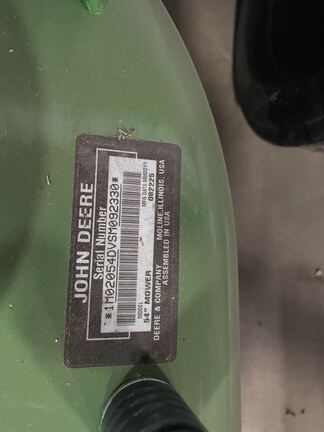2026 John Deere 54D Mower Deck