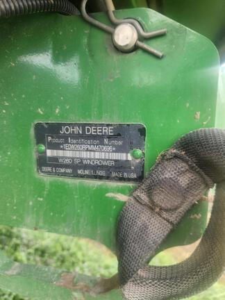 2021 John Deere W260 Windrower