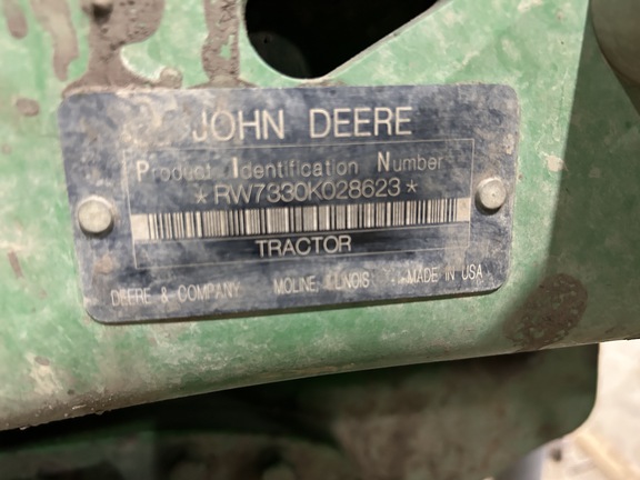 2011 John Deere 7330 Tractor