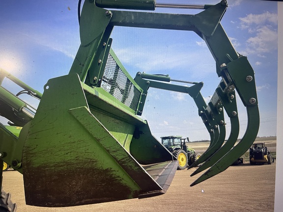 John Deere 96" Bucket with Grapple Tractor Attachment