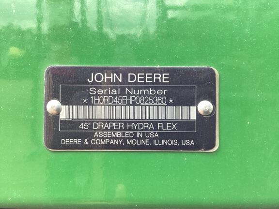 2023 John Deere RD45F Header Combine