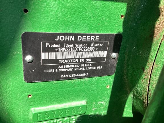 2023 John Deere 8R 310 Tractor