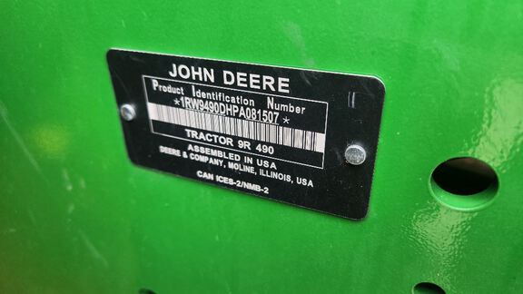 2023 John Deere 9R 490 Tractor 4WD