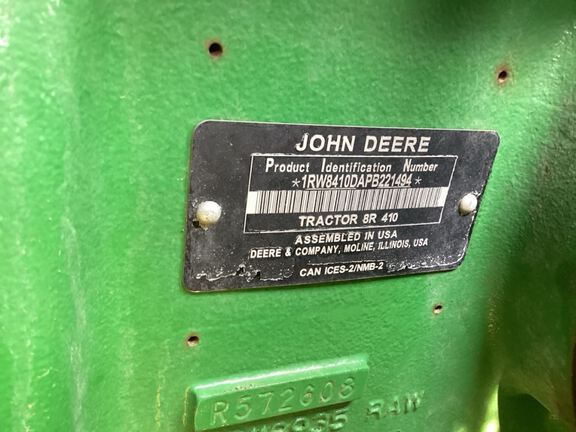 2023 John Deere 8R 410 Tractor