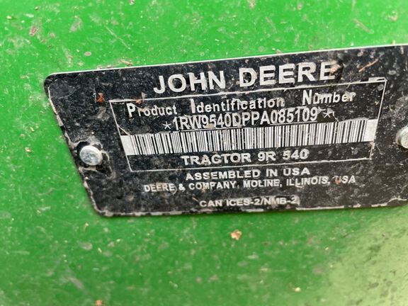 2024 John Deere 9R 540 Tractor 4WD