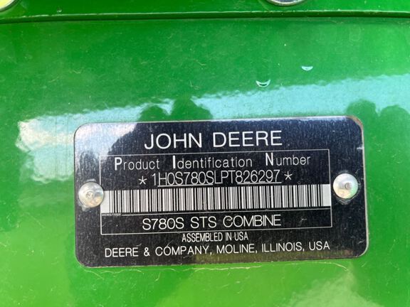 2023 John Deere S780 Combine