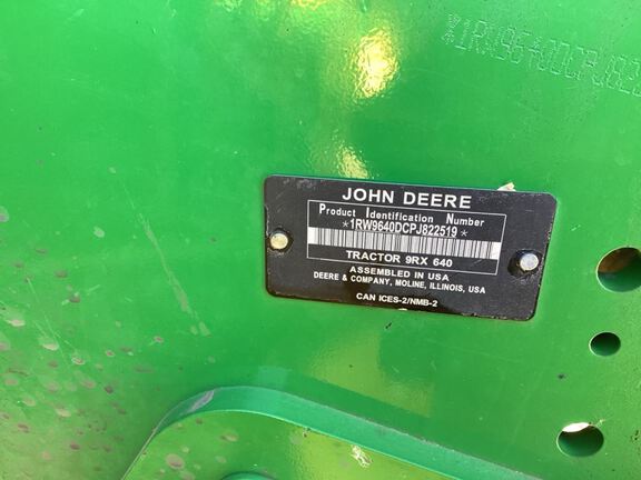 2023 John Deere 9RX 640 Tractor Rubber Track