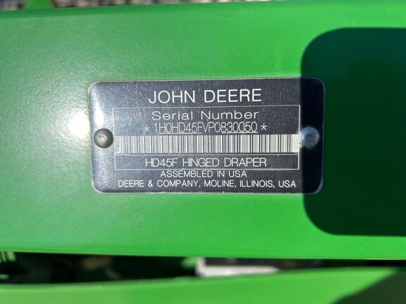 2024 John Deere HD40F Header Combine