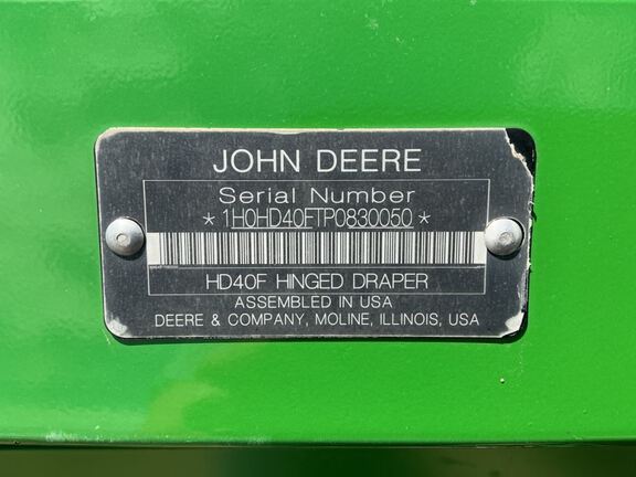 2024 John Deere HD40F Header Combine