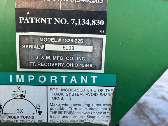 2009 J&M 1326-22S Grain Cart