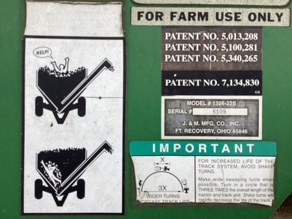 2009 J&M 1326-22S Grain Cart