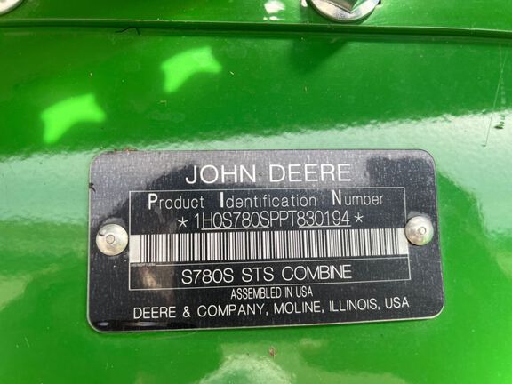 2024 John Deere S780 Combine