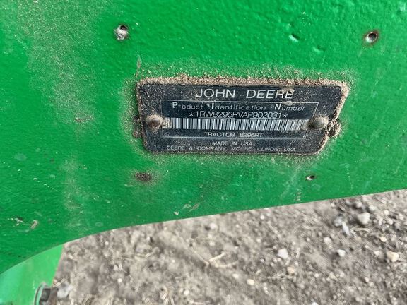 2010 John Deere 8295RT Tractor Rubber Track
