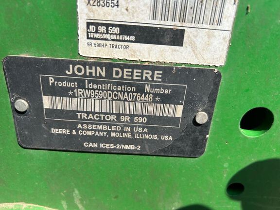 2022 John Deere 9R 590 Tractor 4WD