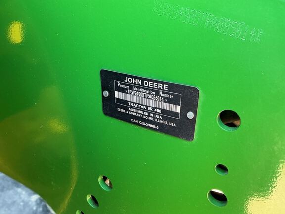 2024 John Deere 9R 490 Tractor 4WD