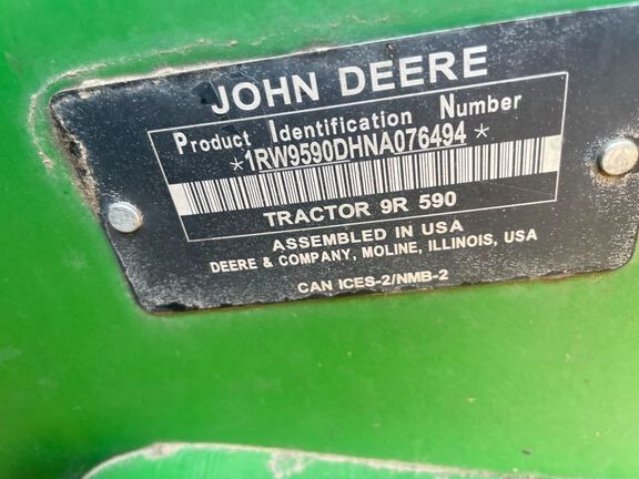 2022 John Deere 9R 590 Tractor 4WD