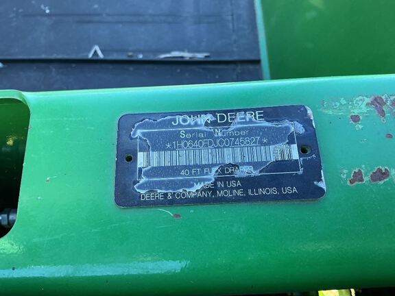 2012 John Deere 640FD Header Combine