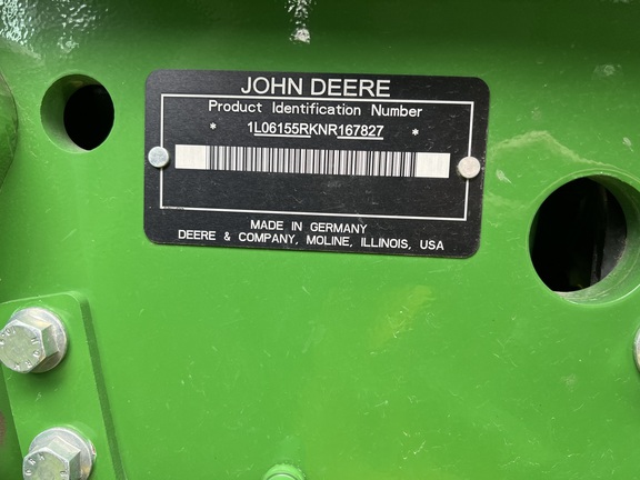 2023 John Deere 6R 155 Tractor