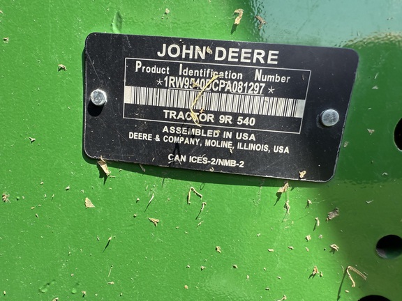 2023 John Deere 9R 540 Tractor 4WD