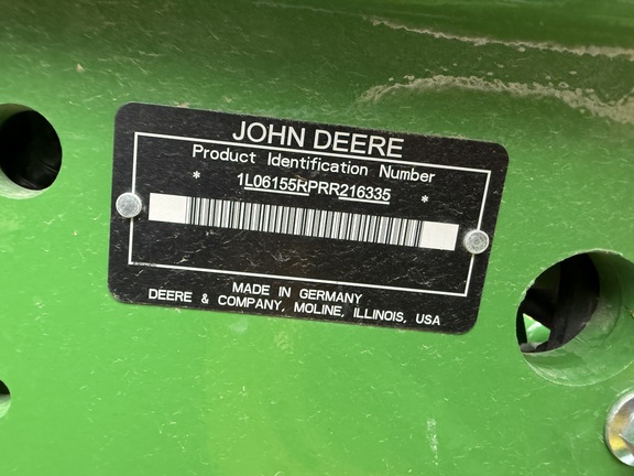 2024 John Deere 6R 155 Tractor