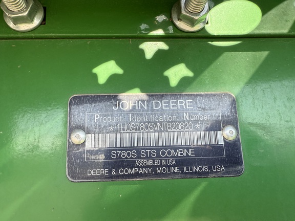 2022 John Deere S780 Combine