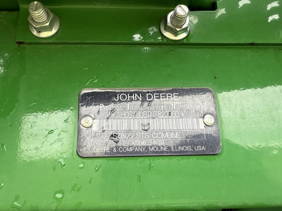 2022 John Deere S780 Combine